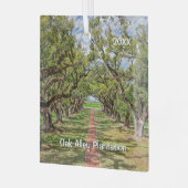 Oak Alley Plantation, Southern Live Oak Trees Glas Ornament (Voorkant links)