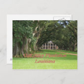 Oak Alley PlantationLouisiana Briefkaart (Voorkant / Achterkant)