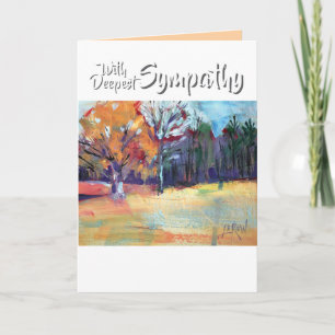 Oak and Friends Landschap met diepste sympathie Kaart