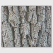 Oak Bark Wrapping Paper (oud, Groeieieikenvangerpa Cadeaupapier (Vlak)