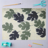 Oak-bladeren in het najaar tissuepapier (Craft)