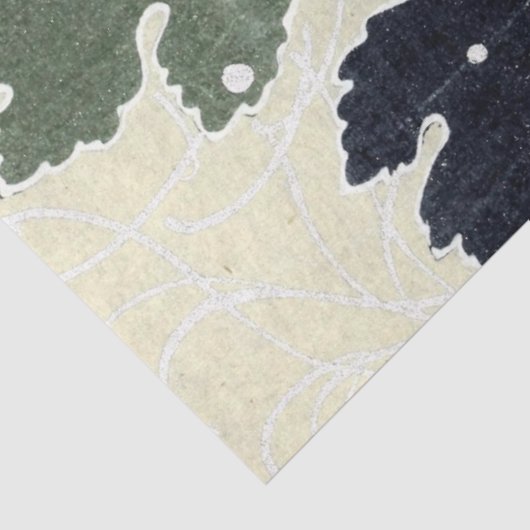 Oak-bladeren in het najaar tissuepapier (Detail)