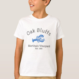 Oak Bluffs, Martha's Vineyard Blue Lobster, jongen T-shirt