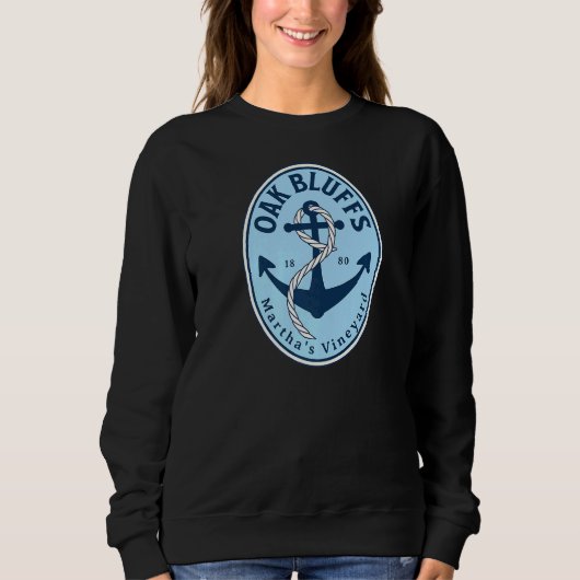 Oak Bluffs Marthas Vineyard Massachusetts Anchor S Trui (Voorkant)