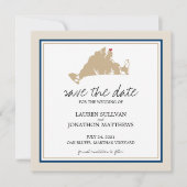 Oak Bluffs Martha's wijntuin | Datum opslaan Save The Date (Voorkant)