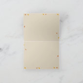 Oak Boom Fall Weddenschap Bedankkaart (Binnen)