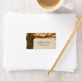 Oak Boom Fall Weddenschappen Adresetiketten Etiket (Insitu)