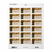 Oak Boom Fall Weddenschappen Adresetiketten Etiket (Full Sheet)