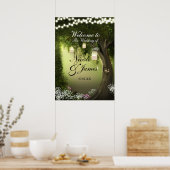 Oak-boom Poster voor bosbouw (Keuken)