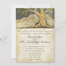 Oak Boom Verstoorde metaalelegantie Kaart