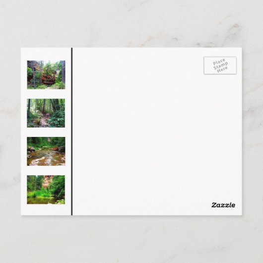 Oak Creek Canyon Briefkaart (Achterkant)