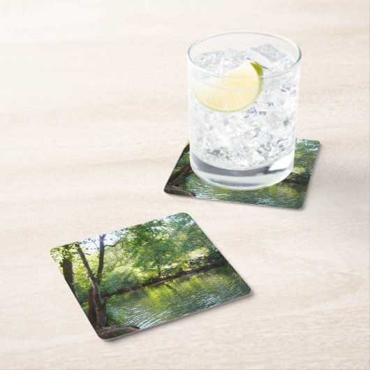 Oak Creek I in Sedona Arizona Natuur Fotografie Kartonnen Onderzetters (Insitu)