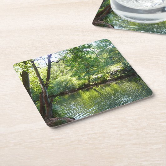 Oak Creek I in Sedona Arizona Natuur Fotografie Kartonnen Onderzetters (Schuin)