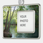 Oak Creek I in Sedona Arizona Natuur Fotografie Verzilverd Omlijst Ornament (Links)