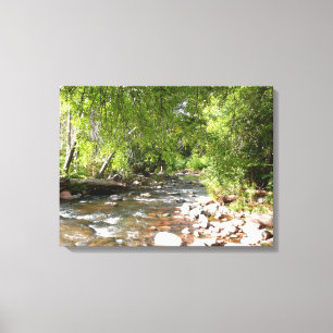 Oak Creek II in Sedona Arizona Natuur Fotografie Canvas Afdruk