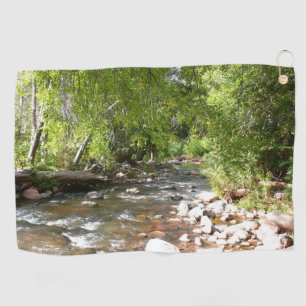 Oak Creek II in Sedona Arizona Natuur Fotografie Golfhanddoek
