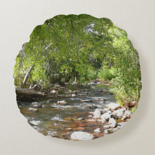 Oak Creek II in Sedona Arizona Natuur Fotografie Rond Kussen