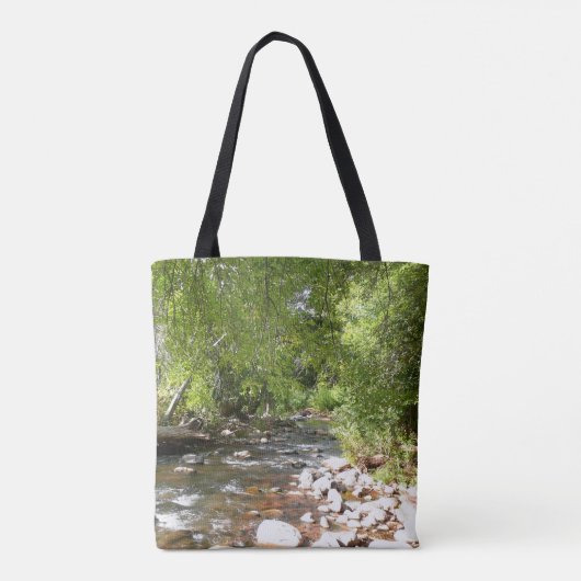 Oak Creek II in Sedona Arizona Natuur Fotografie Tote Bag (Achterkant)