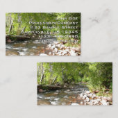 Oak Creek II in Sedona Arizona Natuur Fotografie Visitekaartje (Voorkant / Achterkant)