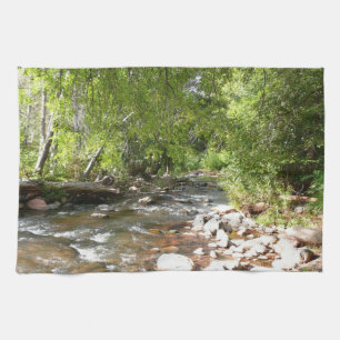 Oak Creek II in Sedona Arizona Natuurfotografie Theedoek