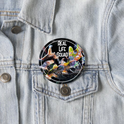 Oak Fairy Frozing Real Life Squad Autumn Ronde Button 7,6 Cm (In situ)