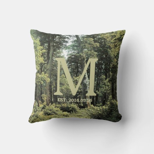 Oak Forest Family Vast Sierkussen (Achterkant)