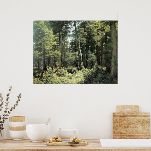 Oak Forest | Landschapsolie Poster (Keuken)