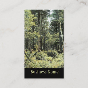 Oak Forest   Landschapsolie Visitekaartje