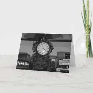 "Oak Grove Clock" Verjaardagskaart Kaart
