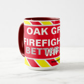 OAK GROVE FIREFIGHTER'S BETERE HALVE VROUW MOK (Voorkant links)