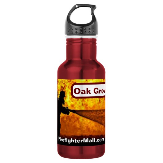 Oak Grove VFD brandweerman waterfles (Voorkant)