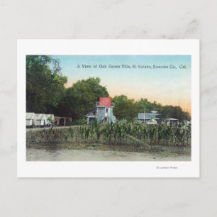 Oak Grove Villa SceneEl Verano, CA Briefkaart