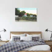 Oak Grove Villa SceneEl Verano, CA Canvas Afdruk (Insitu (Slaapkamer))