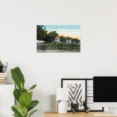 Oak Grove Villa SceneEl Verano, CA Poster (Thuiskantoor)