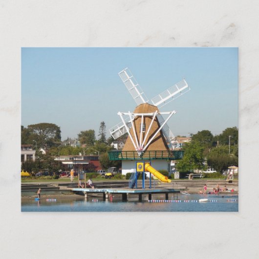 Oak Harbour City Beach Briefkaart (Voorkant)