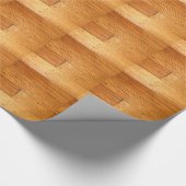 Oak Hardwood Floor Cadeaupapier (Hoek)