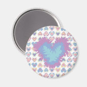 OAK HEART / CORAZON DE ROBLE BY MASANSER PIXELAT MAGNEET (Voorkant / Achterkant)
