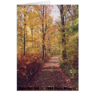 "Oak Hill in de Herfst, Loudon, NH"