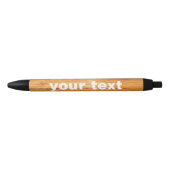 Oak Hout Graan Zwarte Inkt Pen (Voorkant)