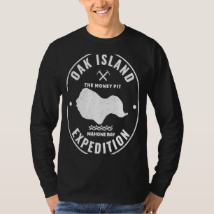 Oak Island Expedition Treasure Hunting Retro Myste T-shirt