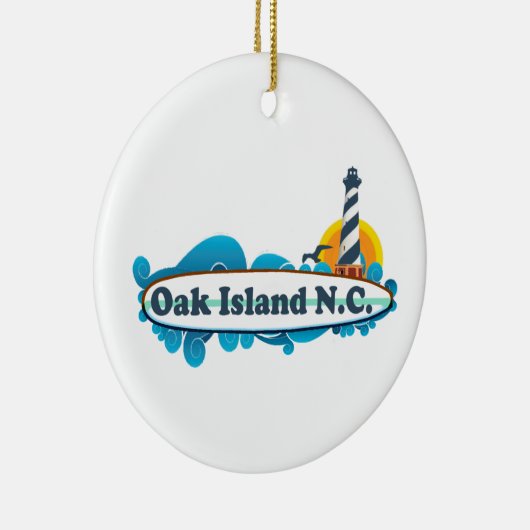 Oak Island Keramisch Ornament (Rechts)