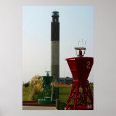 Oak Island Light en Buoys Poster (Voorkant)