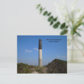 Oak Island Lighthouse, North Carolina Briefkaart (Staand voorkant)