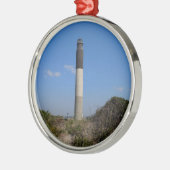 Oak Island Lighthouse, North Carolina Metalen Ornament (Links)