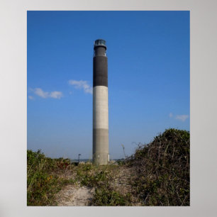 Oak Island Lighthouse, North Carolina Poster