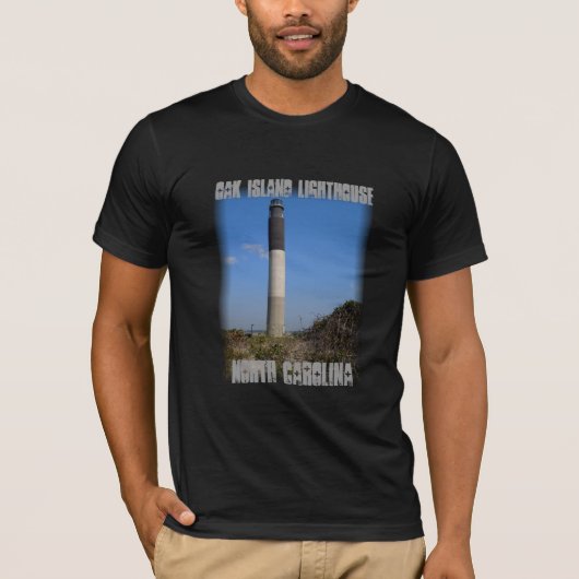 Oak Island Lighthouse, North Carolina T-shirt (Voorkant)