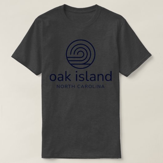 Oak Island NC Beach Zomergolf T-shirt (Design voorkant)