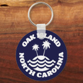 Oak Island, North Carolina Sleutelhanger (Voorkant)