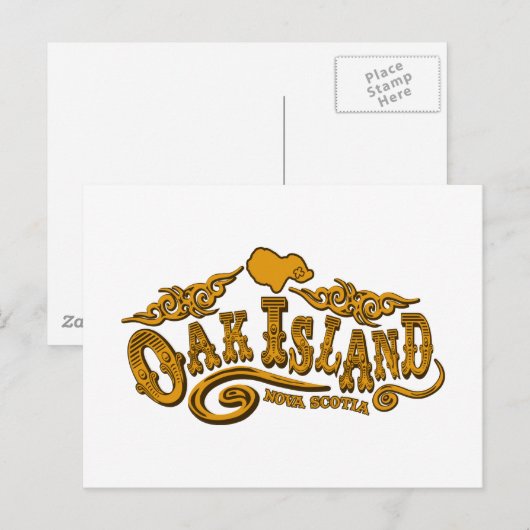 Oak Island Saloon Briefkaart (Voorkant / Achterkant)