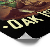 Oak Island Schat Jacht Skelet Oak Island Mijn Poster (Hoek)